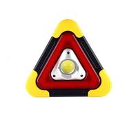 3-In-1 Solar Emergency Triangle Warning Light At The Roadside, Portable LED Emergency Warning Triangle for Hiking Camping Exploring Car Repairs - Water-Resistant Shockproof Portable (S(170*188*40mm))