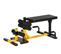 3-In-1 Squat Machine w/ Adjustable Padded Bench