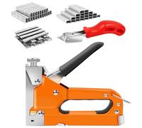 3 in 1 Staple Gun Heavy Duty, Staple Gun Staples, with 3000 Staples, Remover, Manual Brad Nailer Power Adjustment Stapler Gun for Wood, Upholstery, Carpentry, Decoration DIY
