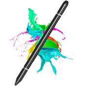 3 in 1 Stylus Pens for Touch Screens, High Sensitivity & Precision Stylus for Apple iPad iPhone Tablets Samsung Galaxy All Universal Touchscreen Devices (Black)
