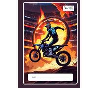 3-in-1 Subject Hardcover Notebook - 243 Pages - 7" x 10": A notebook built to chase the future