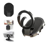 3-in-1 Suction Magnetic Phone Holder with Suction Cup & Hook,360°Rotatable Phone Holder Stand,Foldable,Portable Foldable Car Dashboard Mount for Car, Home, Gym, Travel