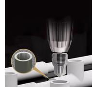 3-in-1 Thread Drill Bit and Broken Wire Extractor for PPR Pipes, 20MM and 25MM Hexagonal Water Pipe Repair Tool with Tapping, Drilling(B)