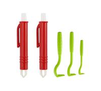 3-in-1 Tick Removal Kit - Includes 3 Hook Tools + 2 Precision Tweezers for Safe Tick Removal on Dogs, Cats & Humans