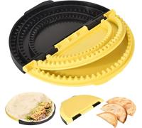 3-in-1 Tortilla Sealer and Quesadilla Maker for 10"+8"+6" Wraps | Adjustable & Detachable Crimper for Burritos, Tacos, Dumplings, Calzone, Sandwich | Dishwasher Safe