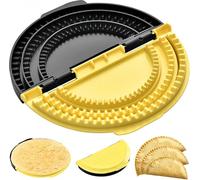 3-in-1 Tortilla Sealer, Tacos Tortilla Crimper Maker, Adjustable Size, For 6"-8-10" Crust,Make Sealed Quesadillas,Tacos, Burritos, Sandwich & More