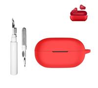 [3 in 1] TSVSXS Silicone Case Compatible with Beats Solo Buds(2024) with Keychain, Soft Protective Shockproof Cover Wireless Earbuds Accessories with Cleaning Kit