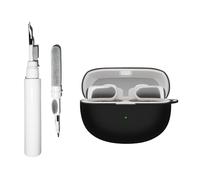 [3 in 1] TSVSXS Silicone Case Compatible with Bose Ultra Open Earbuds, Soft Protective Cover for Bose Open Ear Wireless Earbuds with Cleaning Kit Keychain