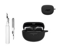 [3 in 1] TSVSXS Silicone Case Compatible with Bose Ultra Open Earbuds with Keychain, Soft Protective Cover Accessories Open Ear Wireless Earbuds Cover with Cleaning Kit