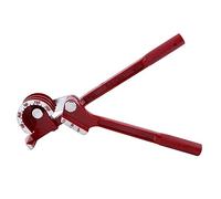3 In 1 Tube Bender, 180 Degree Tubing Bender 1/4" 5/16" 3/8" Manual Pipe Bender for Copper, Brass, Aluminum, Thin Stainless Steel Pipes, Red