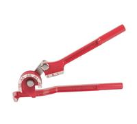 3 in 1 Tubing Bender, 0-180 Degrees Tube Bender Manual Pipe Bender Tool for 1/4 5/16 3/8 Inch Copper Aluminum Brass and Thin Steel Pipes(Red)