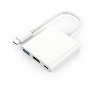 3 in 1 Type C to HDMI Adapter, High Speed Transmission USB C Hub with 4K HDMI Output, PD 100W Fast Charging USB C Adapter, Compatible with Laptop, TV, Monitor and More