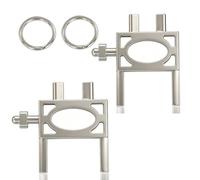 3-in-1 Universal Paper Towel & Toilet Roll Dispenser Key, Zinc Alloy Replacement Key Compatible with Kimberly-Clark #77412, Ideal for Washrooms, Offices & Public Facilities - 2-Pack