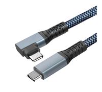 3-in-1 USB-C Cable 100W Charging, 4K Resolution, 20Gbps Transfer, 2m Length