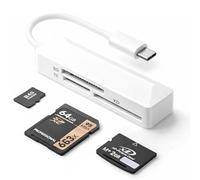3-in-1 USB C Memory Card Reader for SD/TF/XD Cards, Mini Multi Card Reader for Laptop, Phone & Tablet, Plug & Play, Portable Card Reader for Students, Photographers & Travelers