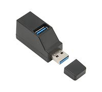 3 in 1 USB3.0 Hub, Good Thermal Design, USB3.0 To 1 X USB3.0, 2Xusb2.0 USB, ABS Material Plug and Play Suitable for Win10, Win8, Win 8.1