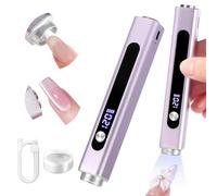 3-in-1 UV Nail Lamp with Cat Eye Magnet, 8s Flash Cure & LCD Display, Portable Rechargeable Dryer for Home Salon Use