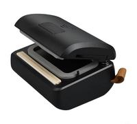 3 in 1 Vacuum Sealer Machine, Portable Cordless Food Saver with -60kPa Pump, USB Rechargeable Handheld Sealer for Kitchen Snacks Meat Vegetables, Compact Design for Home Travel Storage(Black)