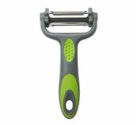 3 in 1 Vegetable Peeler - Fruit, Carrot & Potato Peelers for Kitchen - Non Slip Good Grips Stainless Steel Julienne Peeler - Both Handed Speed Y Peeler