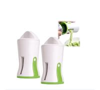 3-in-1 Vegetable Spiralizer Shredder - Multifunctional Kitchen Gadget for Cucumber Carrot Radish & More Firm Veggies, Perfect for Spiralizing Shredding Slicing, Ideal Tool (2PCS)