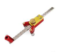 3 in 1 Wheel Marking Gauge Scribe Tool, Adjustable Scriber and Parallel Line Drawing Tool for Woodworking, DIY, Decoration Design and Industrial Drawing