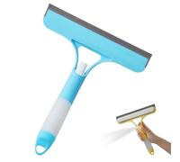 3 in 1 Window Cleaning Scraper,3 in 1 Spray Squeegee,2025 New with Brush and Built-in Spray BottleAll-Purpose,All-Purpose Window Cleaner Tool (Blue)