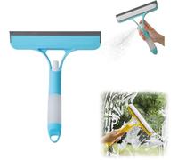 3-in-1 Window Cleaning Scraper,Multi-Purpose Glass Squeegee With Spray Bottle,Silicone in One Cleaning Brush for Car,Home,Kitchen