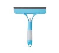 3 in 1 Window Cleaning Scraper, Multi-Purpose Scraper for Shower Doors, Cleaner Tool with SprayBottle for Shower Glass, Mirrors,Screens,Car, Home Window Cleaner Tool(Blue)