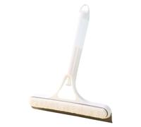 3 in 1 Window Cleaning Scraper, Window Squeegee Glass Cleaning Wiper with Spray, 2025 New Squeegee for Shower Glass Multipurpose Windows Cleaner Tool for Mirrors, Kitchen, Bathroom (White)