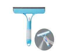 3 in 1 Window Scraper and Window Cleaning Tool with Sprayer Streak Free Squeegee TPR Soft Blade for Windows Walls Cars Ergonomic Handle