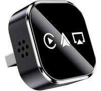 3 in 1 Wireless CarPlay Adapter | Wired to Wireless CarPlay| AirPlay Screen sharing for IOS USB Plug & Play 5.8GHz WiFi & BT 5.3, Plug & Play USB/Type-C Car for i-phone