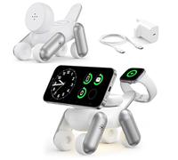 3 in 1 Wireless Charging Station for MagSafe Magnetic Charger for iPhone 17e Air 17 16 15 14 13 12 Series, Stand for Apple Watch 11/10/9/8/7/6/5/4/3/2/Ultra/SE, for AirPods Pro/2/3