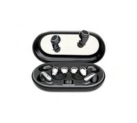 3-in-1 Wireless Earbuds Open-Ear Clip-On for Sports,Mini Sleep Headphone (Black)