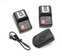 3 in 1 Wireless Flash Receiver and Trigger 4 Channel Remote Flash Triggers Kit Wireless Remote FM Speedlite Radio Trigger for Canon, for Nikon Flash Units