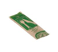 Gopak 3-in-1 Wooden Cutlery Meal Pack (Pack of 500) - G02011