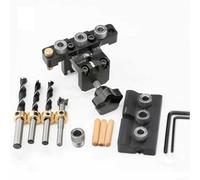 3 In 1 Woodworking Dowelling Jig For Precision Punch Locator and Drilling Guide for Accurate Hole Placement (Set B)