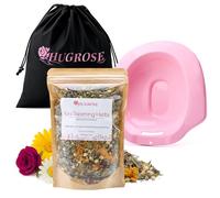3 in 1 Yoni Steamer for Women - Yoni Steam Kit with Herbal Blend from 11 Exquisite Herbs, Yoni Steam Seat and Nylon Drawstring Bag for Sitz Bath, Home Self-Cleansing, Travel and Outdoor Relaxation