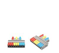 3 in 6/9 out Quick Wire Connector,Electric Junction Box 9/12Pin Push-in Terminlas Connection For 0.08-6mm2 Line,home appliance
