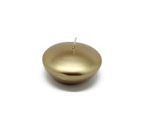 3 in. Metallic Gold Floating Candles -12pc-Box