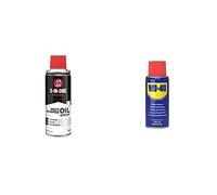3-IN-ONE 200ml Multi Use Aerosol - lubricates moving parts, cleans & protects, prevents rust and tarnish and stops squeaks and WD-40 Multi-Use Product Original Spray Can 100ml