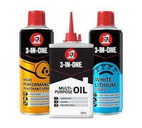 3-IN-ONE Garden Bundle - Multipurpose Drip Oil, Penetrant Spray and White Lithium Grease Spray