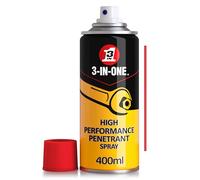 3-IN-ONE Professional High Performance Penetrant Spray 400ml, Fast Acting Penetrating Oil that Loosens Seized and Stuck Parts, Rust Remover for Metal Components