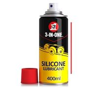 3-IN-ONE Silicone Lubricant Spray, Quick Drying & Water Repellent - 400ml