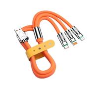3 in1 6A 120W Fast Charging Micro USB Type C Cable for iPhone Cable for Huawei Samsung Xiaomi Redmi Phone Charger USB Cable