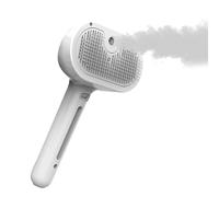 3 in1 Cat Steams Brush, Pet Spray Hair Removal Comb with Release Button and Tank, Anti-Static Pet Steamy Brush for Shedding & Grooming, S'elf-Cleaning Cat Comb for Long Short Haired, Rechargeable