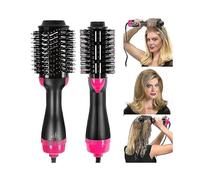 3 In1 Electric Hair Dryer Brush Curler Comb Rotating Straightener Hairdryer Comb