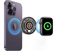 3 in1 Mag Safe Magnetic Wireless C Charger Qi Certified Fast Charging Compatible with Apple Watch/Airpods 15W Output Type C Terminal Apple Watch Ultra, Airpods, iPhone series