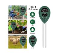 3 in1 Soil Tester Water Light PH Moisture Test Meter Plants Flower Humidity Kit