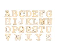 3 Inch 174 Pieces Unfinished Wood Letters Crafts Unpainted Wooden Alphabet Letters for Sign Wall Decor Homemade(with Extras)