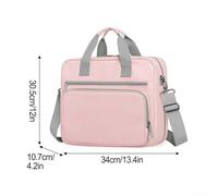 3-Inch 3-Ring Zipper Binder with Detachable Shoulder Strap, Holds 700 Sheets with Transparent Window Pocket and Secure Elastic Fixing Tape